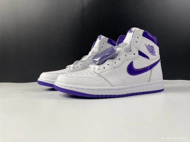JORDAN CD0461-151 COURT HIGH 1 RETRO PURPLE AIR 0805